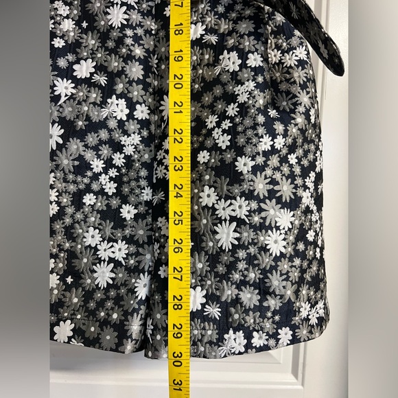 Entro Black and White Floral Patterned Garment… Size M - Picture 11 of 12